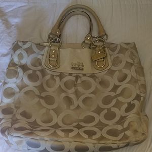 Coach tote bag Tan